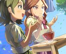 背景込みで"映える"1枚をお描きます 背景あり・なし選べます｜一枚絵対応 イメージ6