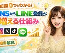 副業特化！公式LINEの集客導線を設計します SNS→LINE登録者(リスト)が増える仕組みを作ります イメージ1
