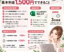 PDF・画像の内容をExcelへ入力・整理します 面倒なデータ入力・転記作業を丁寧に代行します イメージ3