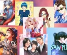 アイコンなどのイラストを描きます チビキャラや等身キャラクター、サムネイルなどお描きします イメージ4