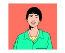 明るいカラーであなたらしい似顔絵を描きます 名刺やSNSのアイコンにも＊おしゃれなシンプル似顔絵 イメージ8