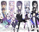 Vtuber&Vliverの立ち絵をご制作します 男性＆女性両方ご制作可♪華のある立ち絵をご制作します！ イメージ3