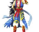 和風・幻想系・神様擬人化のオリキャラ描きます あなただけのキャラクターをイラストにします イメージ3