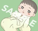 アイコンに使えるイラスト作成します ゆるかわいいイラストが好きな方におすすめ！ イメージ3