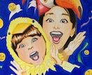 お写真を元に似顔絵を制作します 簡単な似顔絵ですが、プレゼント等にいかがでしょうか？ イメージ1