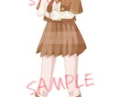 TRPGや壁紙などの立ち絵、全身絵、一枚絵描きます お安く描きます！キャンペーン中！ イメージ8