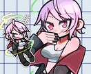 太線×ポップなデフォルメキャラ描きます 太線とぱきっとした色のポップなデフォルメイラストを制作します イメージ2