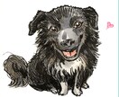 ご友人やペットの似顔絵をお好みに合わせて描きます キュンとさせるSDキャラから鉛筆リアル描写までOK イメージ1