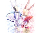百合割！女性2人以上のイラスト描きます 女性2人以上のイラストを他出品サービスよりお得に描きます。 イメージ5
