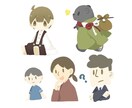 イラスト制作致します やわらかめのイラスト、いかがでしょう？ イメージ2