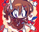 平成カワイイ！デフォルメイラストお描きします ポップで懐かしい雰囲気のイラストをお届け！商用利用OKです♪ イメージ1