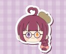 商用利用込♡あなたをワッペンステッカー風に描きます Vtuber様/活動者様/その他どんな方でも☆ イメージ2