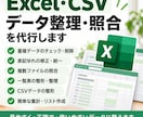 Excelデータの整理・照合を代行しますます 重複・表記ゆれ・複数ファイル照合まで対応 イメージ1