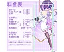 立ち絵制作★スピード納品★あなたのキャラ描きます TRPG/配信用/グッズ等に！ イメージ2