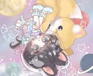 かわいいデフォルメキャラを描きます かわいくてゆるっとしたデフォルメキャラを描きます！！ イメージ1
