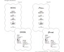 Wedding｜統一感のあるメニュー表を制作します 席札と並べて完成する、会場を彩るペーパーアイテム イメージ9