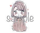 可愛さ抜群！ふんわり印象のイラストお描きします アイコンだけでなく挿絵にも幅広く対応！ イメージ1