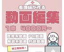 修正無制限！看護師が動画編集いたします 医療知識を元にわかりやすく編集いたします！ イメージ1