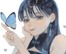 透明感のあるキュートなアイコン描きます アイコン、プレゼントに！人数追加可能！ イメージ1