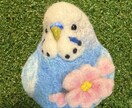 羊毛フェルト世界に一つ小動物ペットブローチ作ります 羊毛フェルトで作製します。オンリーワンをあなたに^_^ イメージ2