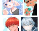 アイコンや1枚絵、魅力的な絵をお届けします SNSアイコン、ミニキャラなどあなただけの理想を制作します！ イメージ4