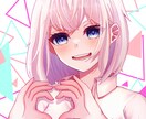 アイコンに使える可愛らしいイラストを提供します あなたの描いて欲しいキャラクターが書けるよう頑張ります。 イメージ1