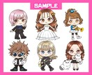 おしゃれでかわいい！SDキャラ、ミニキャラ描きます グッズ/アイコン/配信立ち絵/ギフトに！ イメージ7