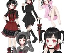 あなただけの可愛いイラスト描きます 少女漫画のような大きな目の女の子が得意です★ イメージ5