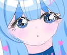 SNSアイコンなどに使えるかわいい女の子を描きます パステルカラーで甘い雰囲気の女の子♡ イメージ4