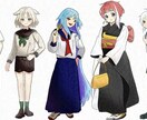キャラクターイラストを描きます 透明感のあるとても可愛いイラストです！ イメージ2