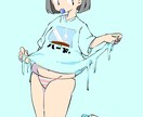 ファンシーで瑞々しい女の子イラスト描きます ファッション色彩をもつ現役デザイナーが描きます イメージ1
