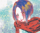 和風／浮世絵テイストでアイコン描きます デジタルでも筆感を出しアナログ風の色付けをします。 イメージ4