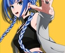 1キャラクター1.8万円で一枚絵制作します 商用利用OK！可愛くキラキラした女の子イラストが得意です。 イメージ8