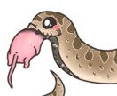 柔らかい特徴的な可愛いあなたのペットを描きます (哺乳瓶・鳥類・爬虫類などの生き物) イメージ2