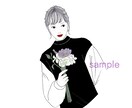 お洒落なアイコンや似顔絵を描きます 5件まで1500円で対応いたします☺︎ イメージ1
