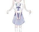 全身3500円＊ゆるふわ系イラスト＊お描きします バストアップ2000円⭐️イラスト練習のため今月中格安で イメージ5