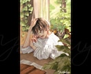 商用OK世界観のある一枚絵イラストを制作します 背景込みの映えるハイクオリティな一枚絵制作 イメージ9