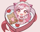 バレンタインBOX♥ミニキャライラスト描きます バレンタインにも！プレゼントボックス量産ＳＤ イメージ1