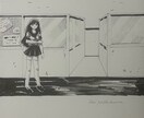 儚げで少し陰鬱な少女のドローイングを描きます 儚げ陰鬱少女のドローイングを作ります。 イメージ2