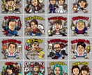 ビックリマン風似顔絵イラストを制作します アイコン／プレゼント／イベントグッズに最適！実物シール化も可 イメージ10