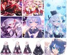 可愛い･綺麗なデフォルメが欲しい方お描きします デフォルメ・アイコン・グッズ・アクキー イメージ2