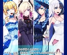TRPG・ゲーム・動画のイラスト描きます TRPG立ち絵・動画サムネ・キャラデザを制作します イメージ5