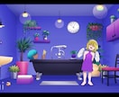 ループアニメ/歌みた/ボカロMVなど制作します 絵本のような暖かみのあるイラスト・アニメ動画を一括で制作！ イメージ14