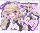 7月着手/愛を込めてかわいいイラスト描きます 配信活動やアイコンなどなどお手伝いさせてください♡ イメージ10