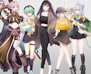 配信用やアイコン、1枚絵など幅広く承ります 立ち絵、一枚絵、アイコン、キャラデザなど、お任せください！ イメージ8