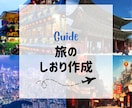 初海外でも迷わない！旅のしおりを作成します 当日はこれを見るだけ。個人手配でも安心な実用しおりです イメージ1