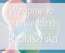 結婚式のオープニングムービーを作ります シンプルでお洒落な式の雰囲気に合うオープニングムービーです イメージ1