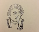 ボールペンで独特なイラスト、似顔絵描きます SNSのアイコンや、お手紙などの挿絵にどうぞ イメージ4