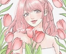 大人可愛い・透明感・綺麗め｜女性イラストを描きます アイコンをオシャレに彩る｜オリジナルイラストを届けます イメージ6