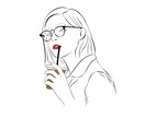 アイコンに使えるおしゃれなイラストを描きます お写真を元に名刺やアイコンに使えるイラストを描きます。 イメージ2